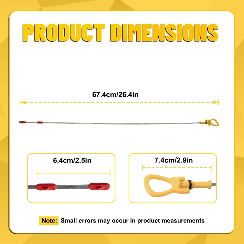 1pc Car Engine Oil Dipstick Stainless Steel For MERCEDES E-Class E220 E250 BlueTEC 4-Matic 220 CDI OEM6510102372 Car Accessories