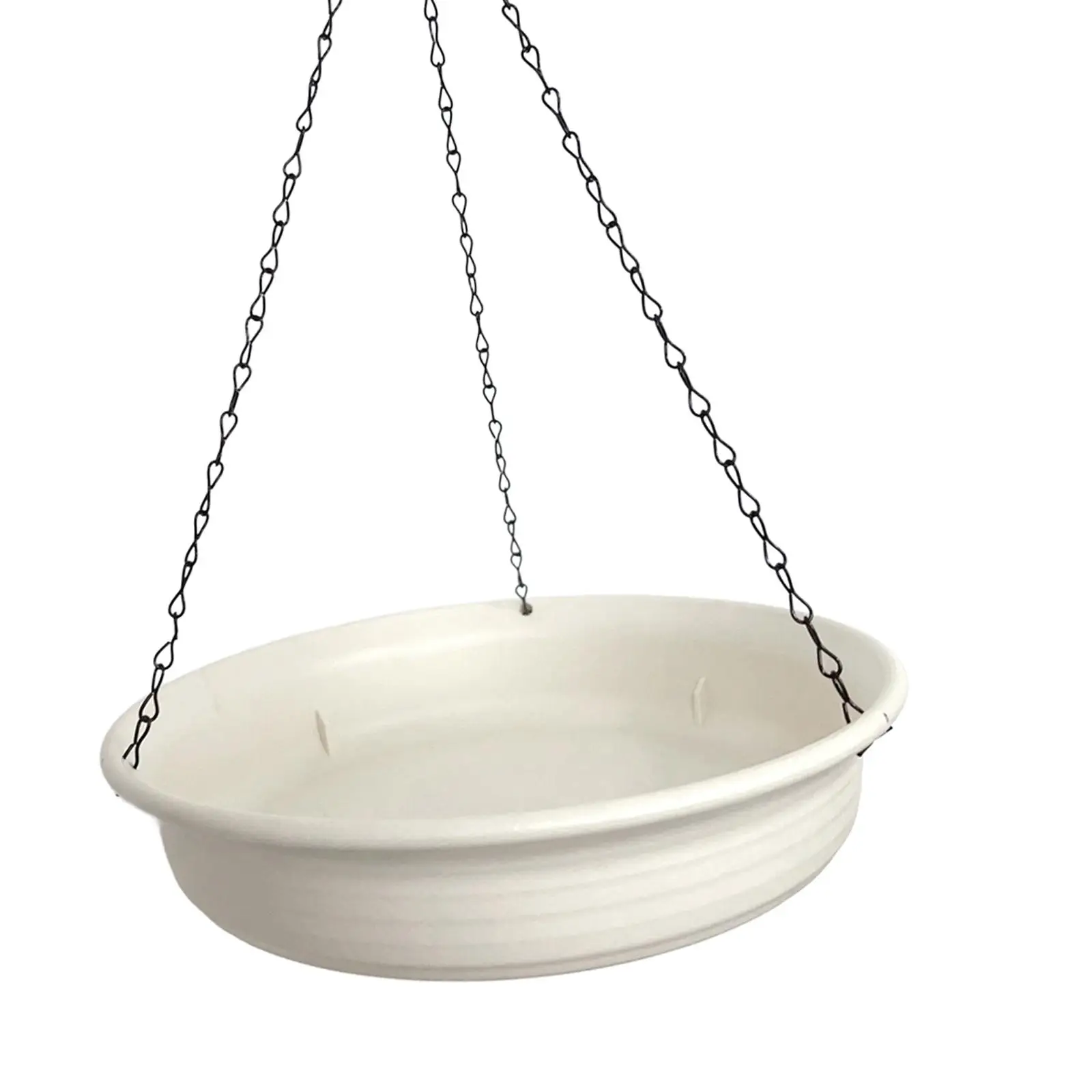 Bird Water Bowl Dish Decor Plate Tray Bird Feeding Dish for Tree Patio Yard