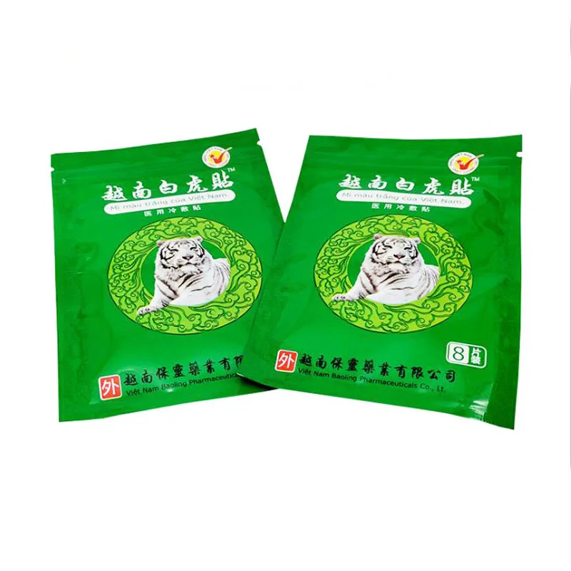 

32pcs/lot Vietnam White Tiger Balm Muscle Neck Body Massage Relaxation Capsicum Pain Patch MR013