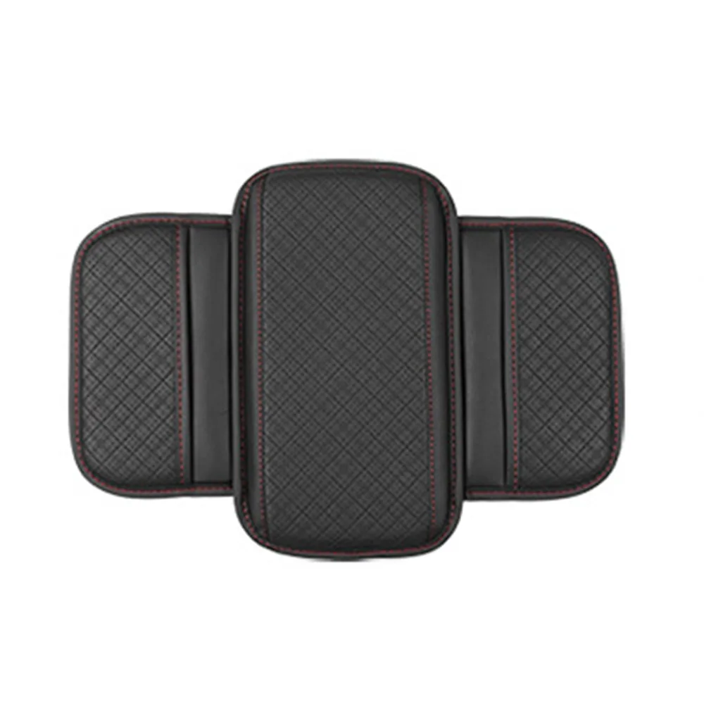 

Universal Auto Armrest Pad PU Leather Durable Center Console Cushion with Storage Pocket Waterproof Car Armrest Cover Vehicle