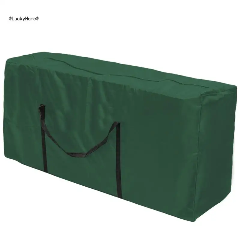 

Rectangle Christmas Tree Cushion Storage Bag Outdoor Garden Waterproof Heavy Duty Patio Furniture Storages Pack 11UA