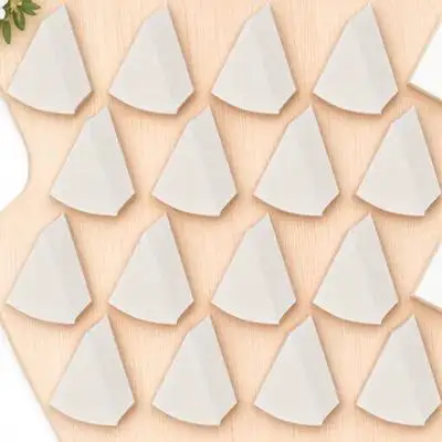 

2Sets Wedge Makeup Sponge Latex Sponge Puff Precision Corner Coverage Smooth Finish Makeup Tool for Eyes Nose Mouth Facial Pads