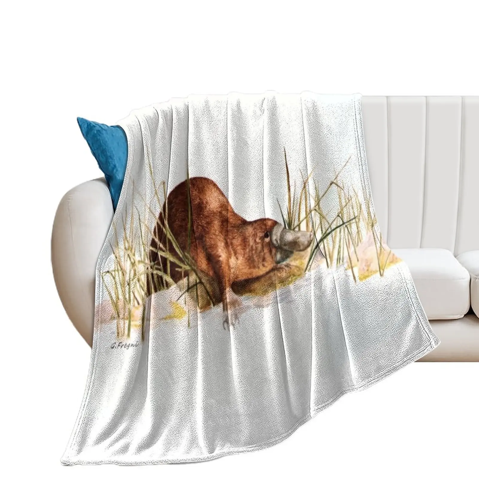 Platypus Throw Blanket Luxury Designer Winter beds Polar Blankets