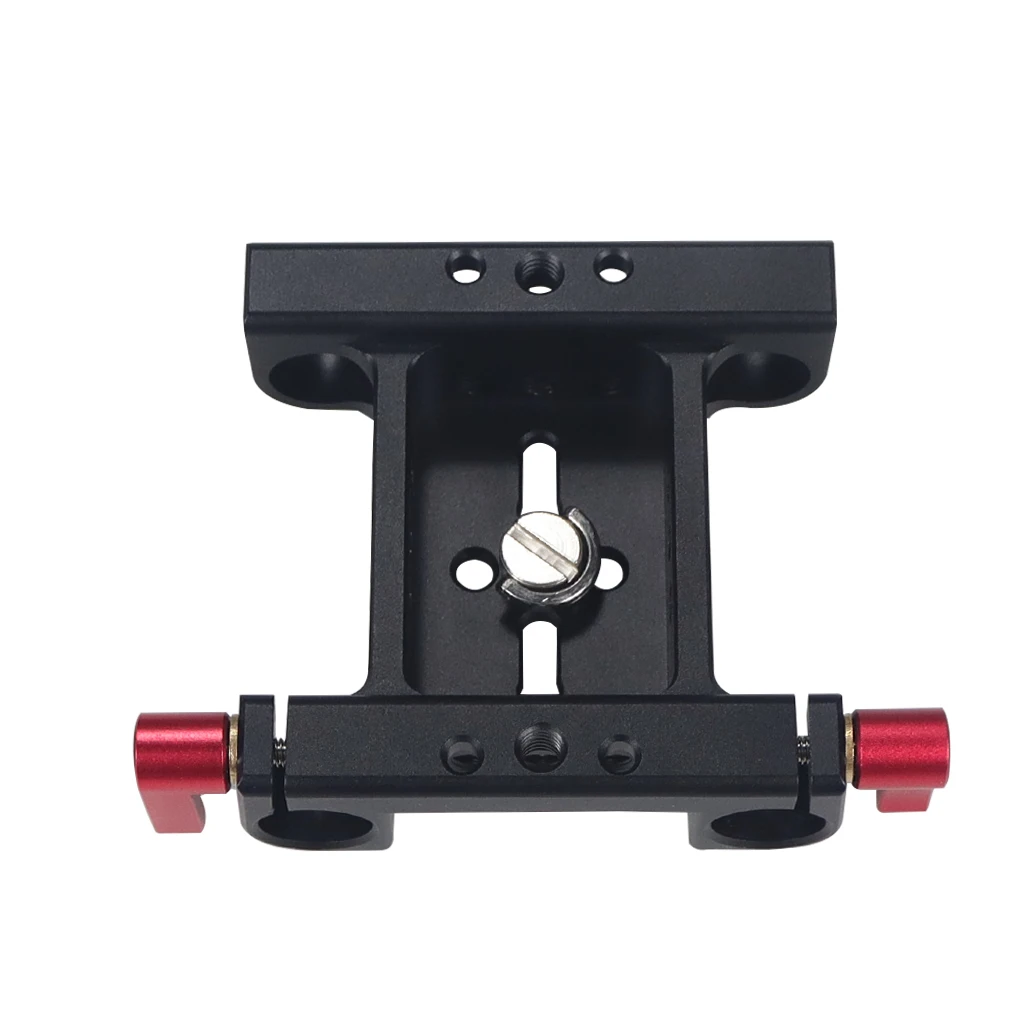 Universal Kamera Grundplatte Schulter Rig 15mm Stange Clamp Quick Release Adapter für Sony DSLR Käfig Vlog Schulter Unterstützung System – Detail 11
