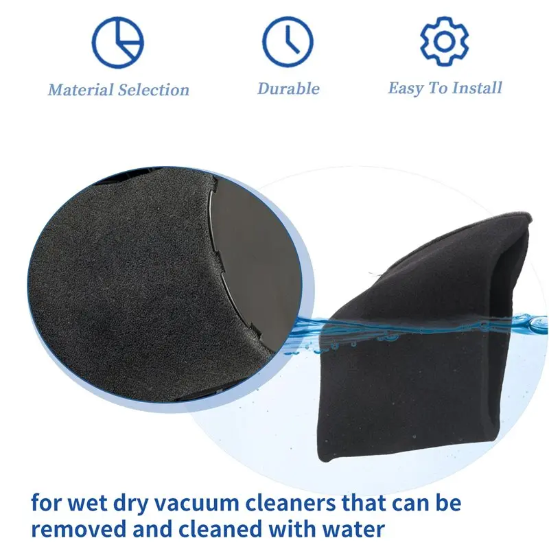 Tendance 2025 – Filtre en mousse 90585 VF2001 pour aspirateurs eau et poussière Shop-Vac, Vacmaster et Genie Shop