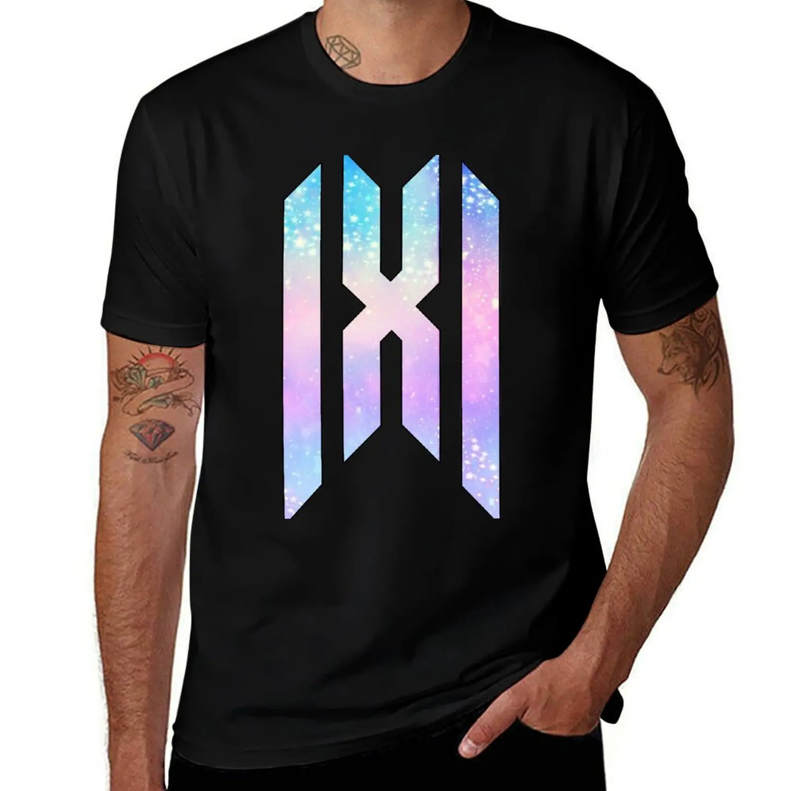 

Monsta X Logo (Pastel Galaxy) T-Shirt anime t shirts oversize essential t shirt T-Shirt
