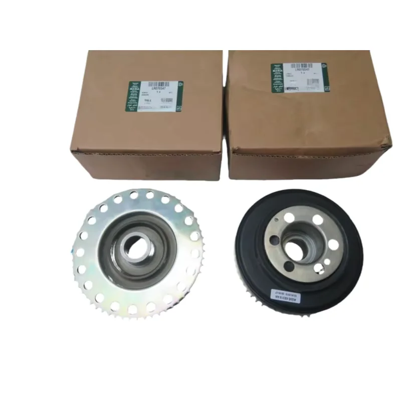 LR078547 LR025252 engine crankshaft pulley suitable for Land Rover Discovery LR068885 JDE37855 JDE38472 XR858473  1psc