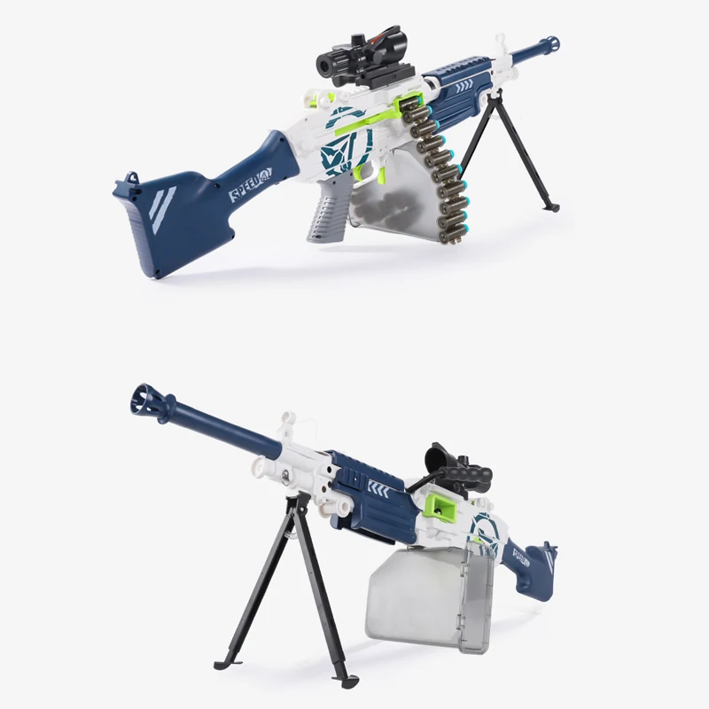 AK OOM Lehui M249 Hand-automatische elektrische Continu Fire kinderen Gift Speelgoed pistool model Veiligheid eva speelgoed pistool