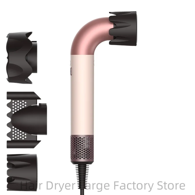 

HD18Professional Leafless Hair Dryer Strong Power Blow Hair Dryer Quick Dry Travel Home Hair Styler Negative Ionic with Gift Box