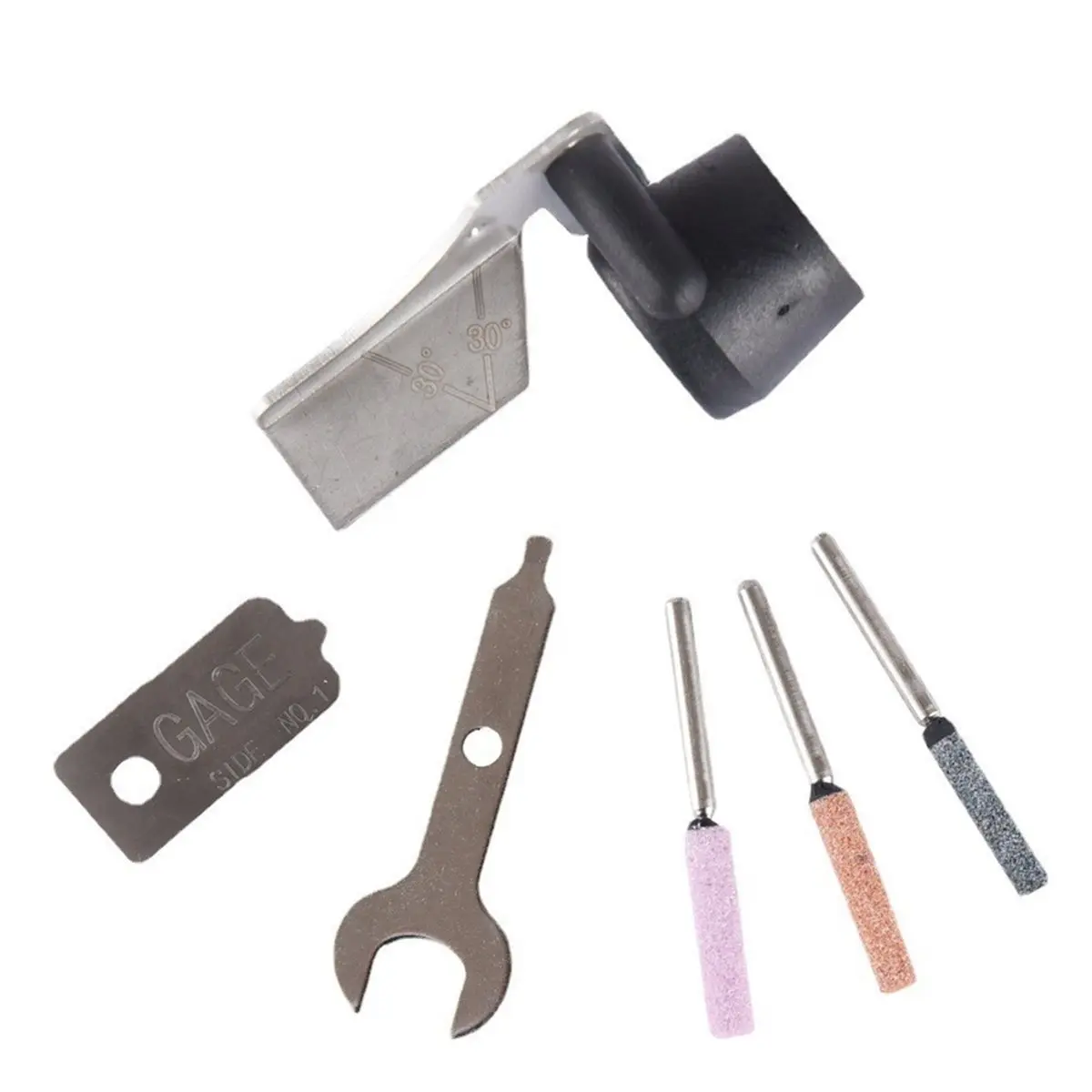 【MUST-HAVE LIST】 Chainsaw Sharpening Kit for Universal Tool Attachment Set with Stones & Guide