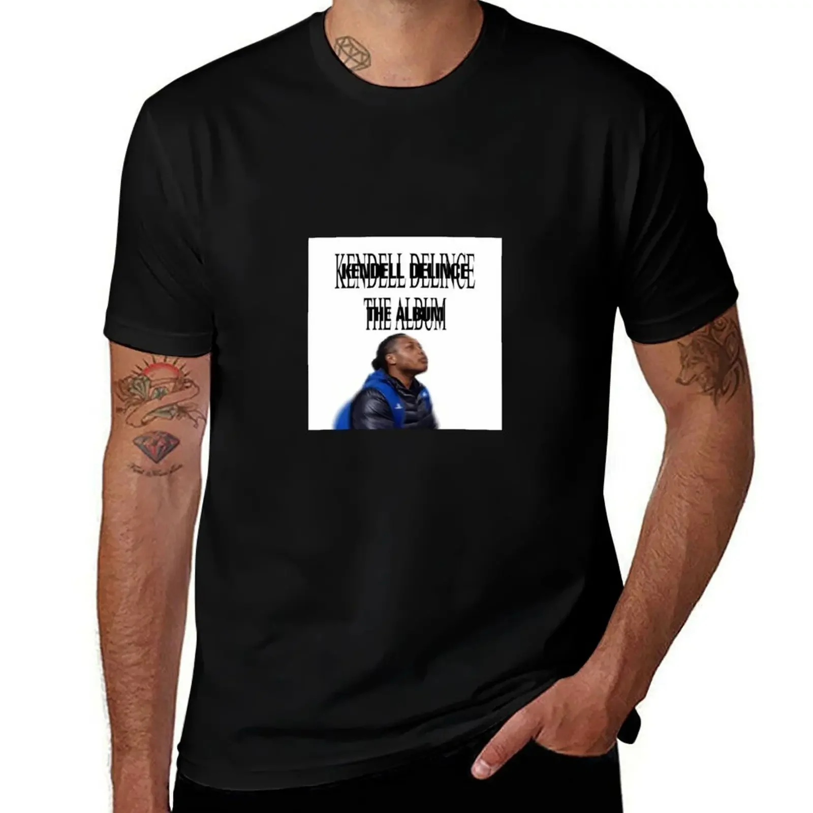 

Kendell Delince The Album T-Shirt vintage graphic tee oversizeds shirts graphic tee blacks Men's t-shirt