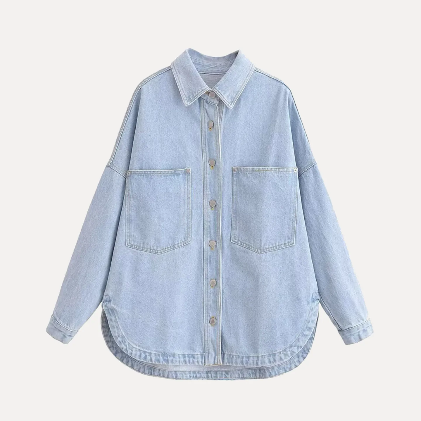 

Новая женская модная зимняя куртка-рубашка 2025 года с длинным рукавом, воротником и пуговицами, в двух цветах, для повседневной носки, приталенного кроя