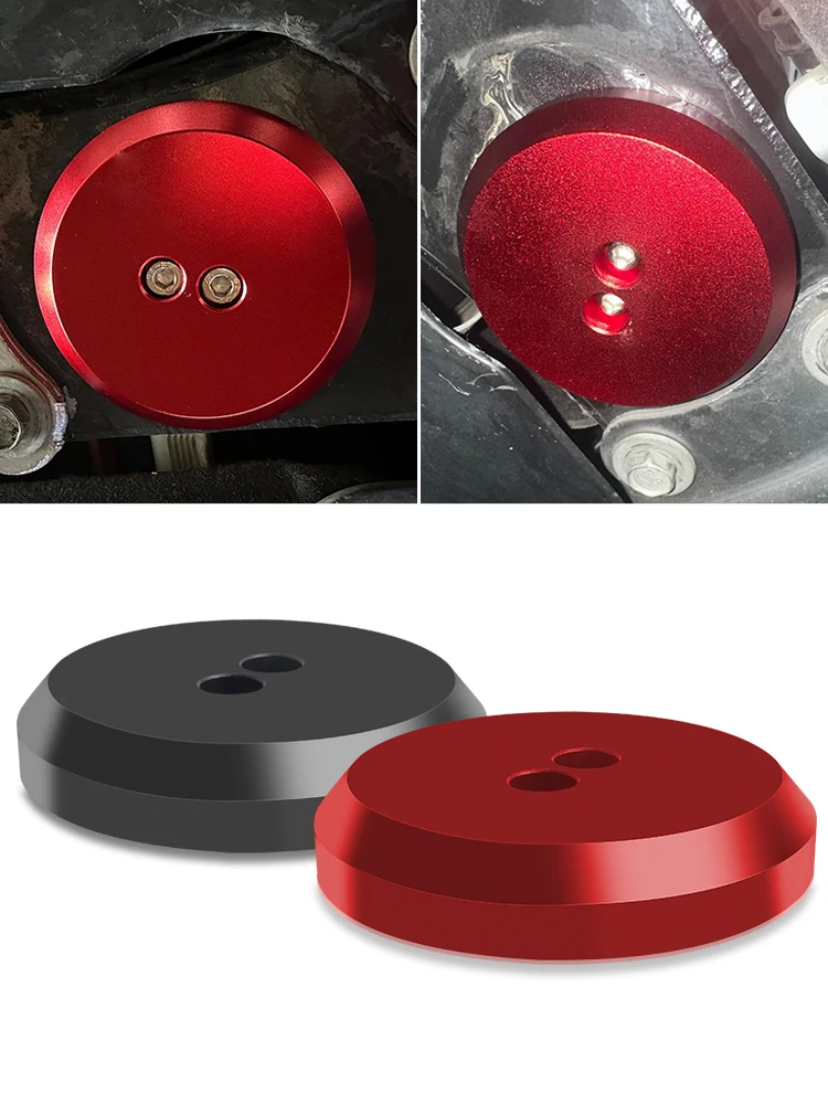 Aluminum Jack Pad Lifting Puck for Porsche 944 964 993 996 997 911 Red Floor Jack Pad Adapter for 1997-2023 Corvette C5 C6 C7 C8