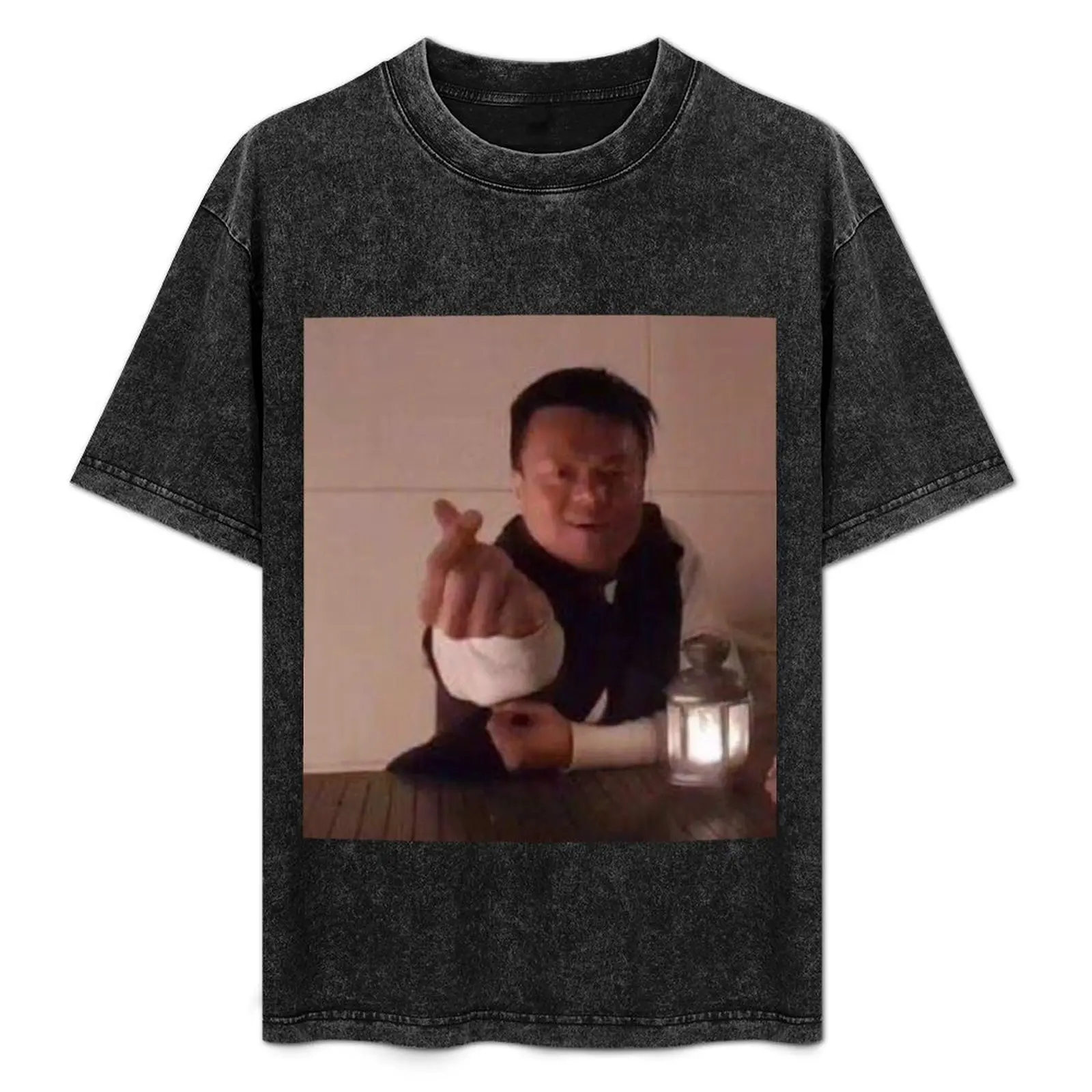 

jyp doing aegyo T-Shirt Basic Solid Color Casual Tee Shirt