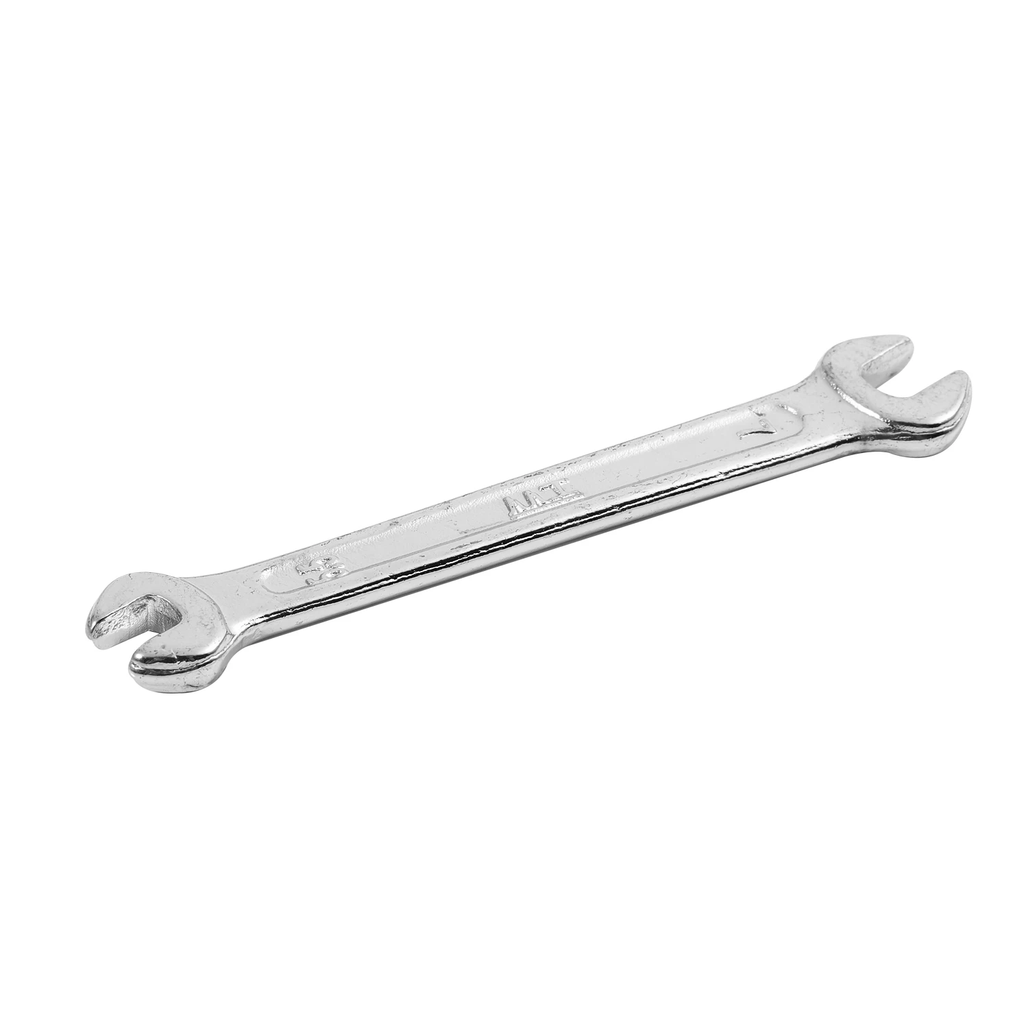 Silver Tone 5.5mm x 7mm U Shape Double Open-ended Wrench Tool