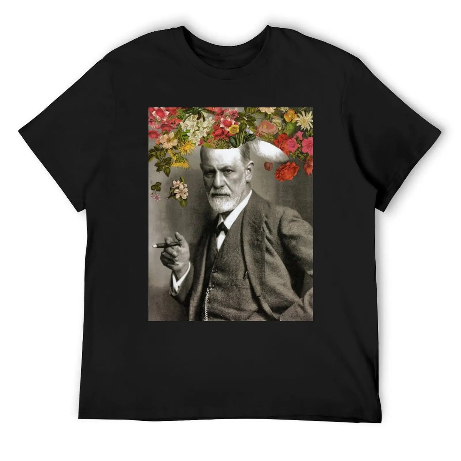 Freud T-Shirt heavyweights vintage anime shirt anime figures plain black t shirts men