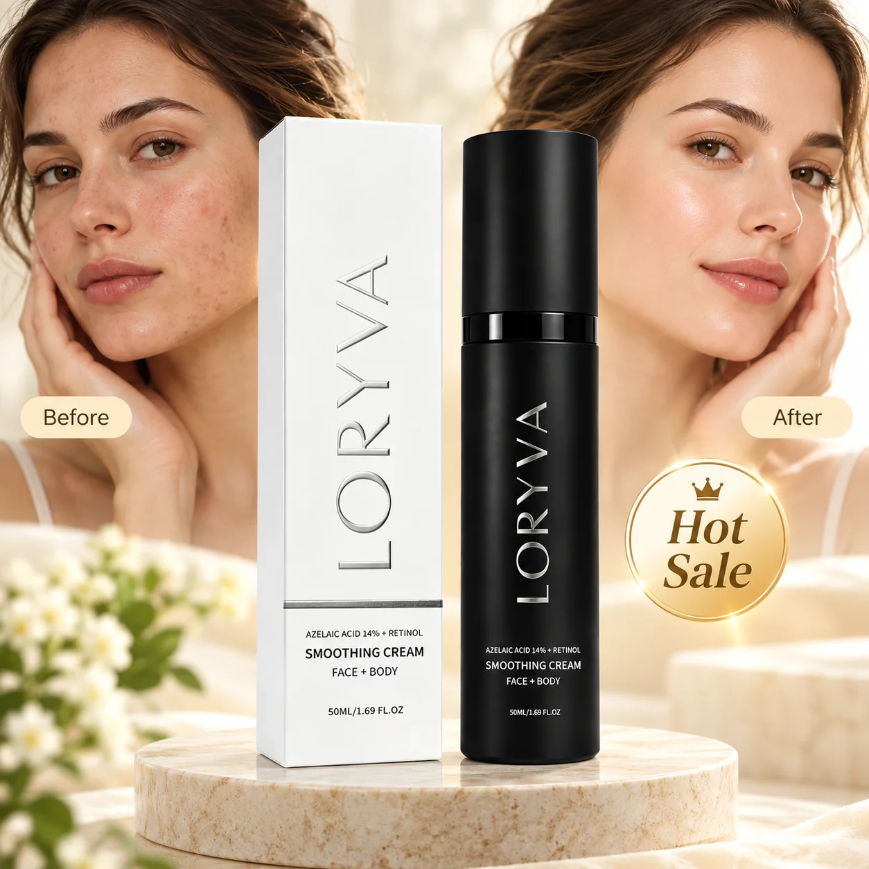 Body Moisturizing Cream With Centella And Chamomile, Gentle Daily Care For Soft Feeling Skin And A Smooth, Fine Looking Finish