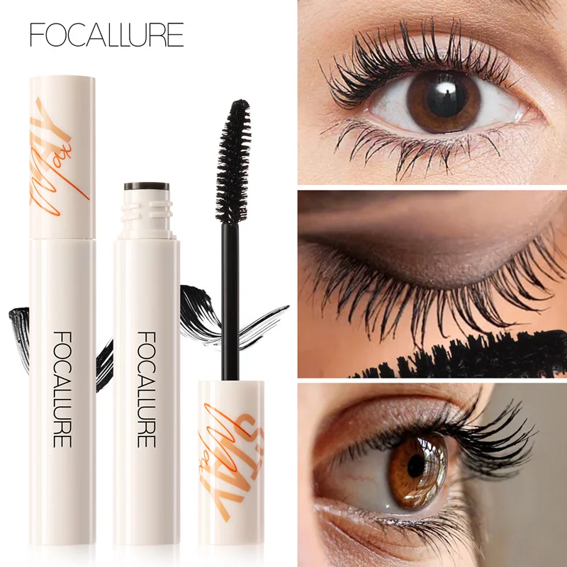 FOCALLURE Lengthening Eyelash Mascara Curling Eye Lashes Effect Waterproof Long-lasting Eyelashes Extension Makeup Cosmetics