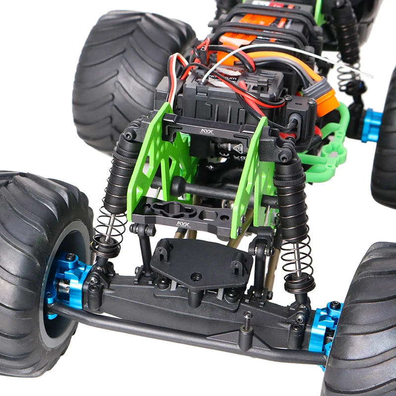 KYX wyścigowa aluminiowa klamra krzyżowa ulepsza części akcesoria do 1/18 RC Car LOSI Mini LMT 4x4 Monster Truck