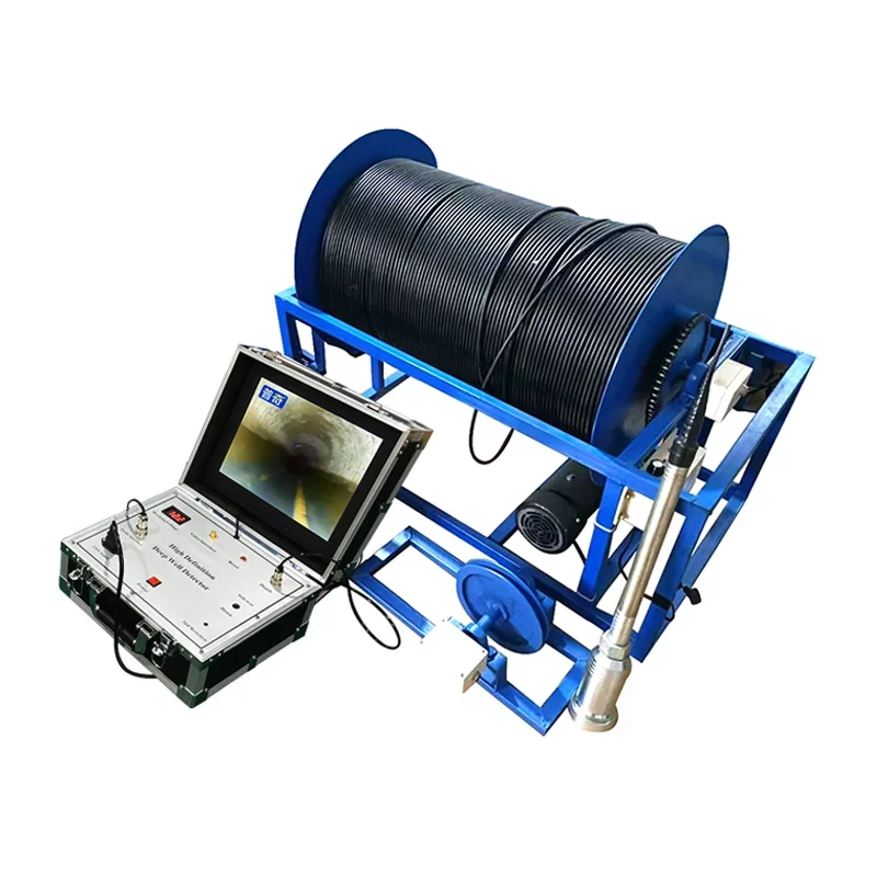 360 degree 1000m electric rotation geophysical instrument Suace and Downhole Logging Detect cracks in the shaft wall