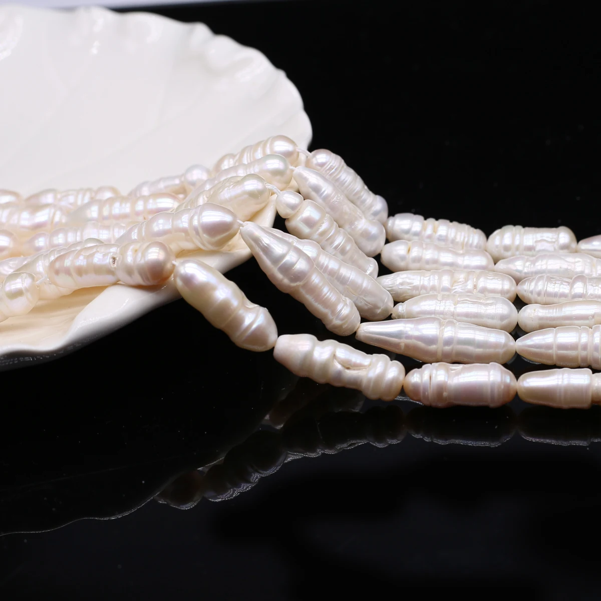 

Long Thread Baroque Beads Natural Freshwater Pearls Jewelry Making DIY Necklaces Bracelets Accessories Gifts 7x20nn