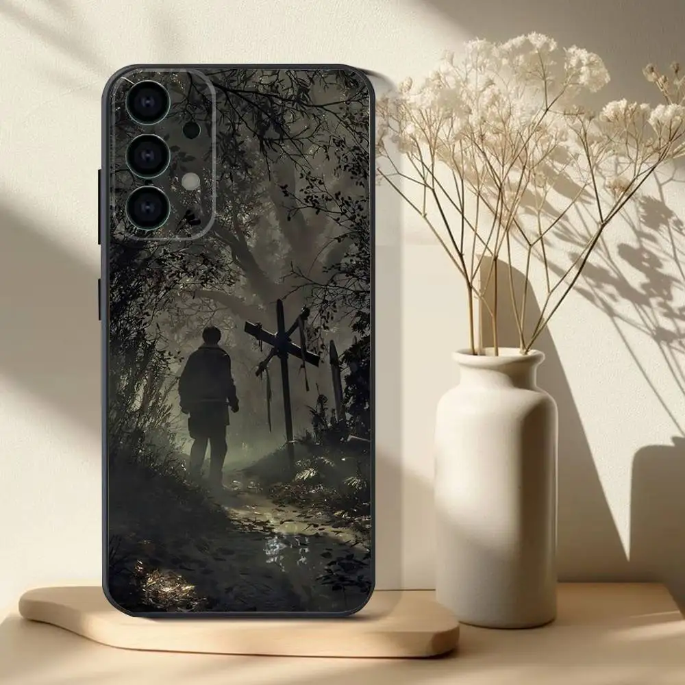 حافظة لهاتف ليون ريزدنت إيفيل 4 طبعة جديدة لهاتف سامسونج S 25,24,23,22,30,21,10,9,Ultra,Plus,Lite,FE,4,5G حافظة ناعمة سوداء