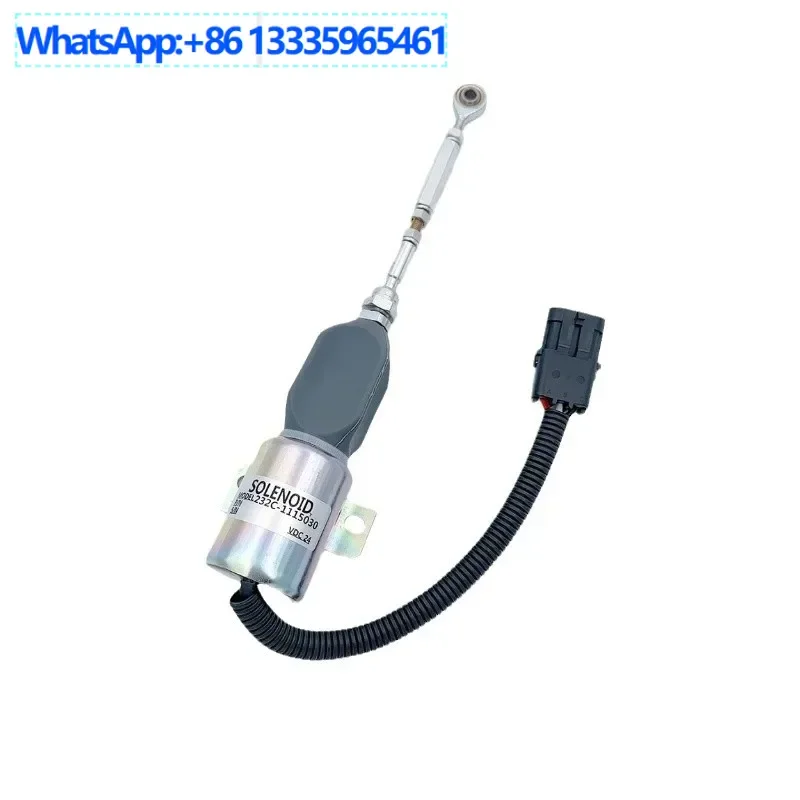 

Generator electronic extinguisher 232C-1115030 flameout solenoid valve flameout switch oil cut-off valve excavator