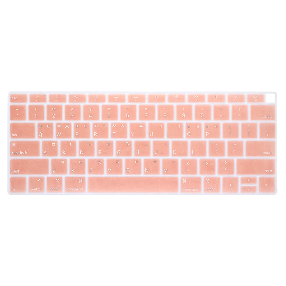 Película protetora para teclado de macbook air, 13 polegadas, com touch id a1932, capa de silicone para teclado de notebook