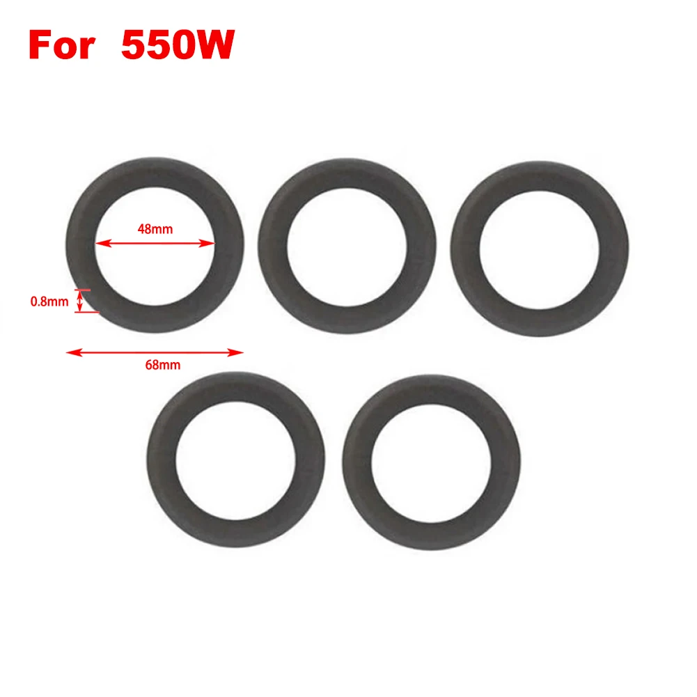 5pcs Air Pump Piston Ring Air Compressor Head Connecting Rod Bowl Anti-Fatigue 550W/1100W 68x48x0.8mm/68x48x1mm Power Tool Parts