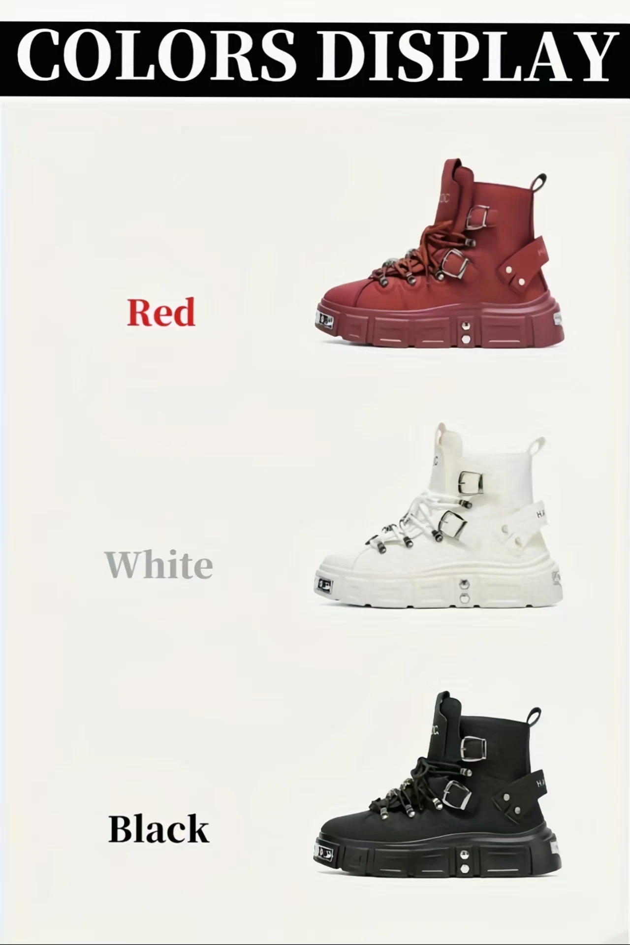 Modische Herren-High-Top-Stiefel, dicke, verschleißfeste Sohle, bequemes Innenfutter. Ideal für Outdoor-Abenteuer, Camping, Wandern. – Detail 4