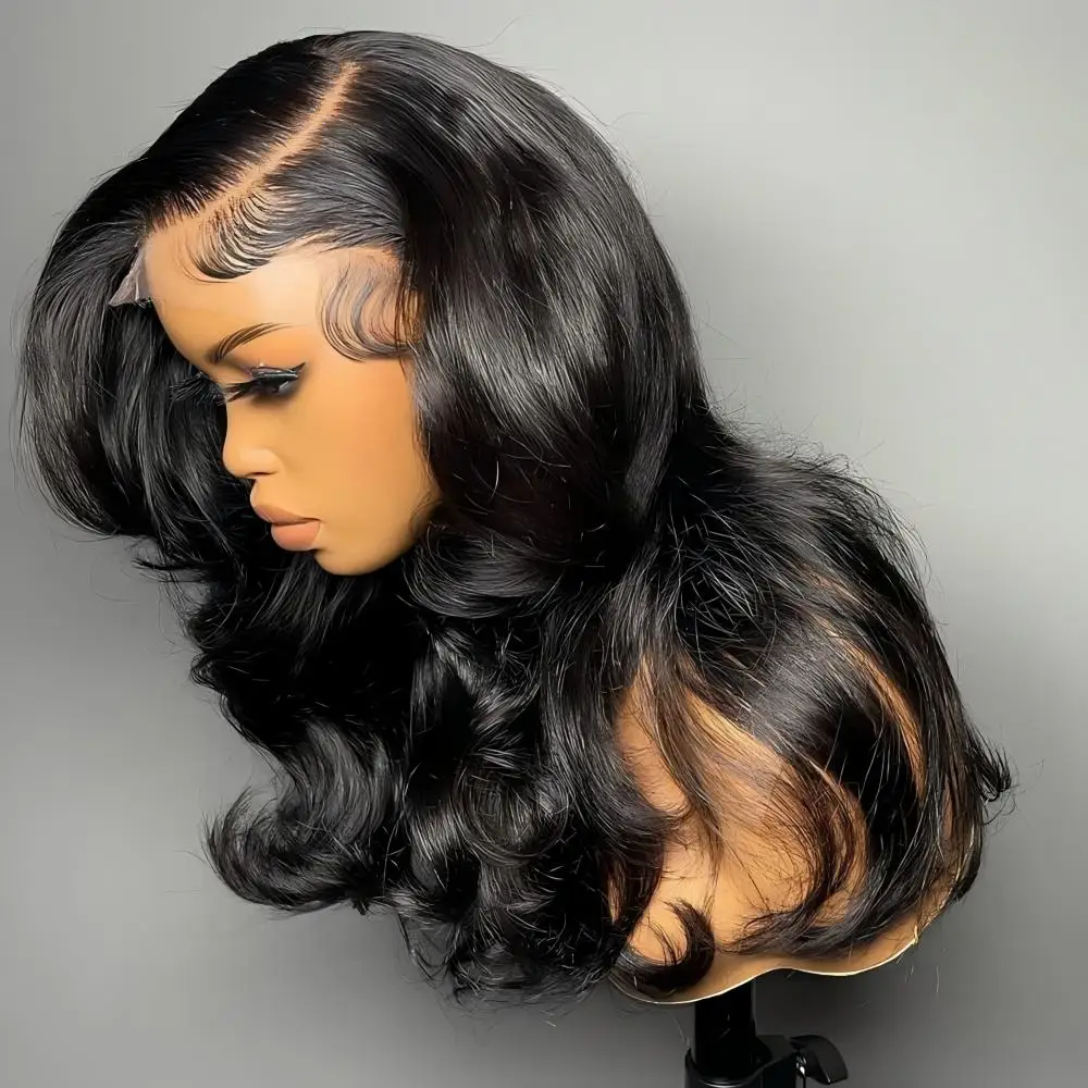 

Парик из 100% натуральных бразильских волос Remy, 30-40 дюймов, с эффектом Body Wave, HD-кружевной фронтальный парик 13x6, предварительно выщипанный, для женщин, парик с кружевной основой 13x4