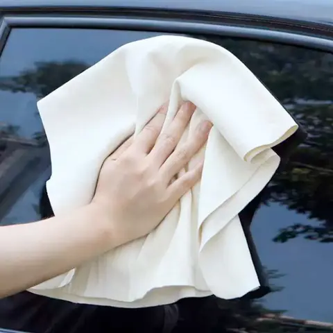 안티 사슴 가죽 자동차 청소 천 치킨 가죽 천 자동차 청소 천 인공 스웨이드 세차 천 유리 닦아 흡수