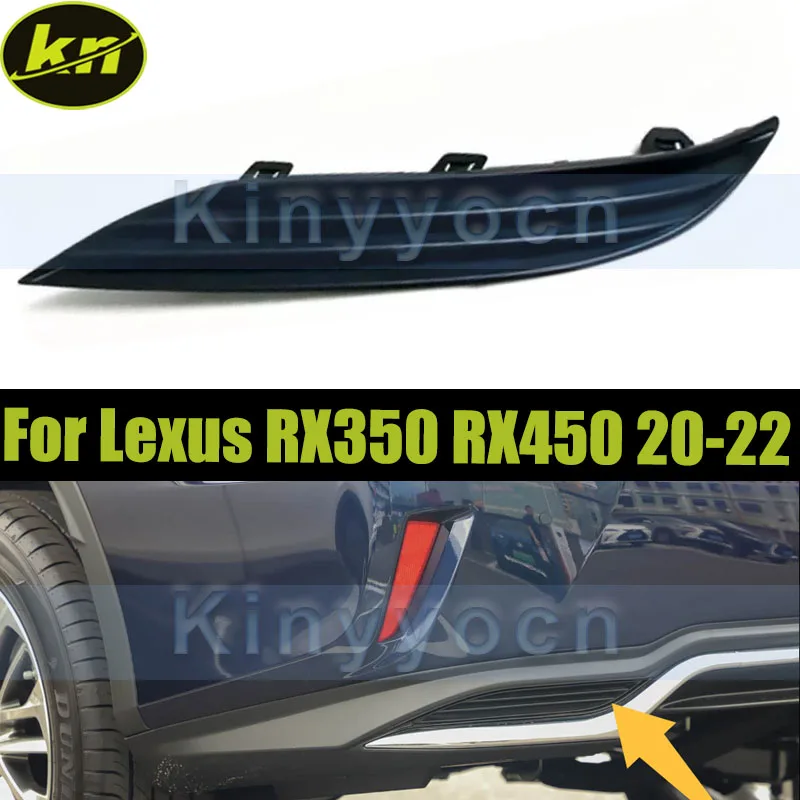 Car Rear Bumper Lower Cover Grille For Lexus RX350 RX450 2020 2021 2022