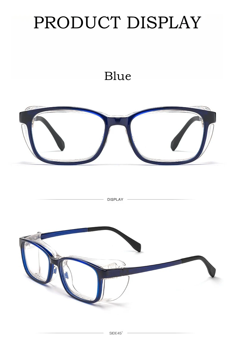 Yimaruili ultraleichte tr90 Anti-Schlag-Anti-Staub-Schutzbrille quadratische optische Brille Brillen fassungen Männer x91021l – Detail 9