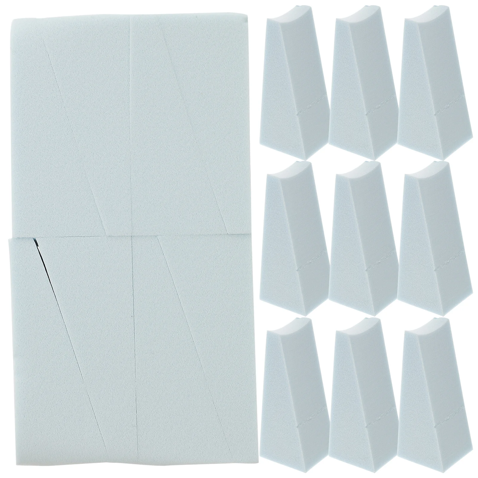 24 pièces Nail Art éponge cale doux réutilisable manucure fournitures pour ongles dégradés bricolage Nail Design éponge applicateur Kit