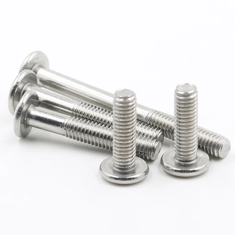 M6 M8 كبير شقة الداخلية عرافة مسدس المقبس ألين رئيس الأثاث المسمار ربط مشترك الترباس 304 الفولاذ المقاوم للصدأ طول 6 مللي متر إلى 150 مللي متر