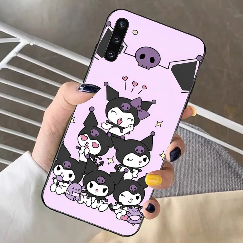 Cartoon K-kuromi Phone Case For Redmi Note 4 X 5 A 6 7 8 T 9 9S 10 11 11S 11Epro Poco M3 Pro