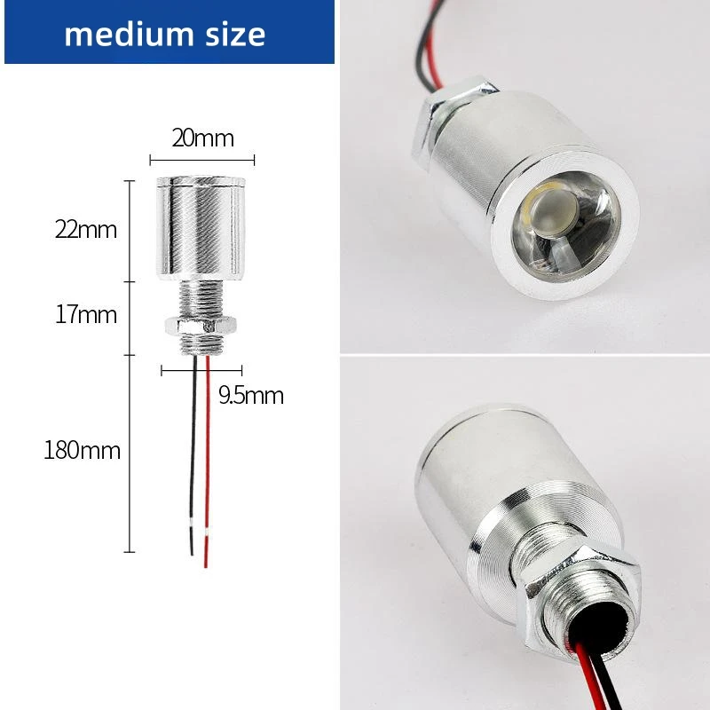 12V Low Voltage Micro High Light Spotlight 5V LED 24V Home Shopping Mall Wine Cabinet Display Cabinet Light Support PWM Dimming