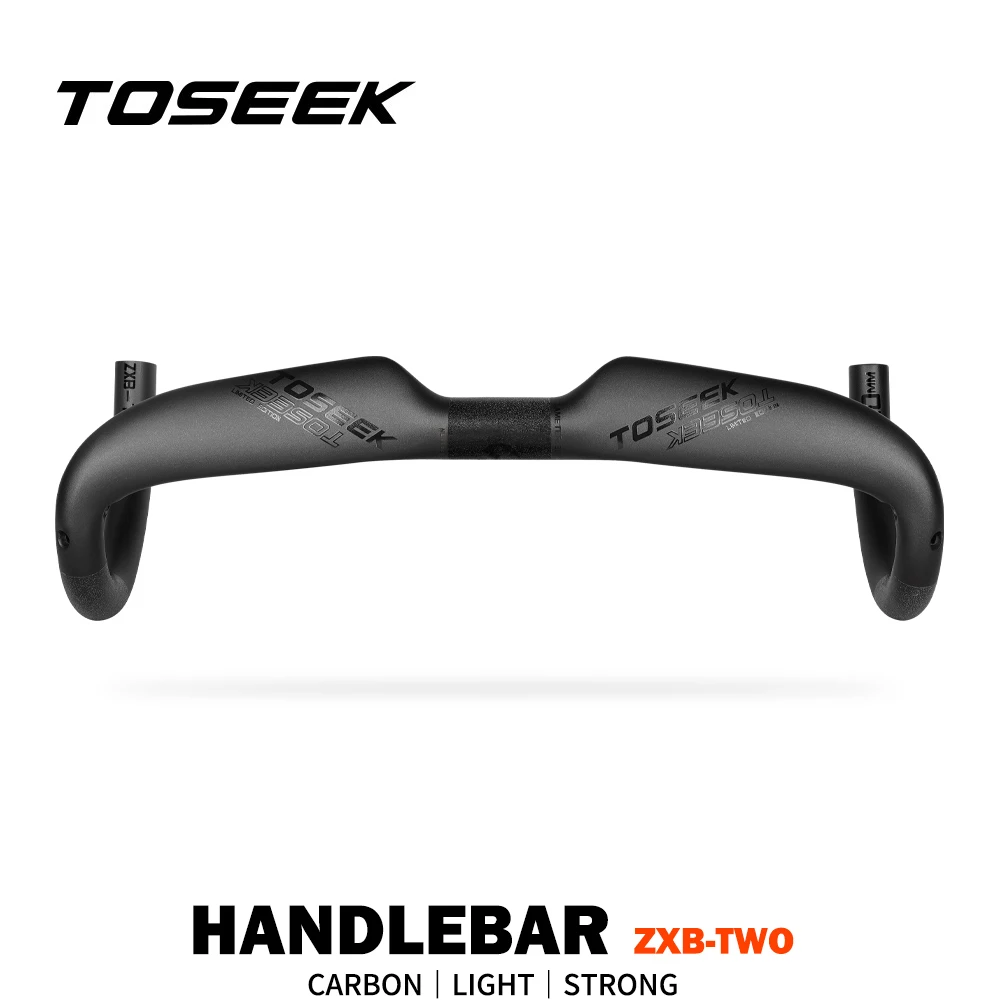 

TOSEEK ZXB-TWO Bike Carbon Road Handlebar 400/420/440mm UD Matt Internal Routing Bicycle Handle Bar