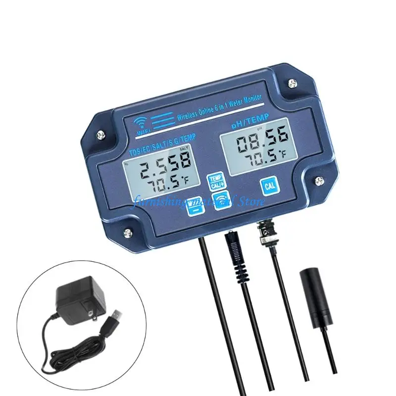 

Y5GD Water Quality Meter With Automatic Calibration WiFi Support Digital Display