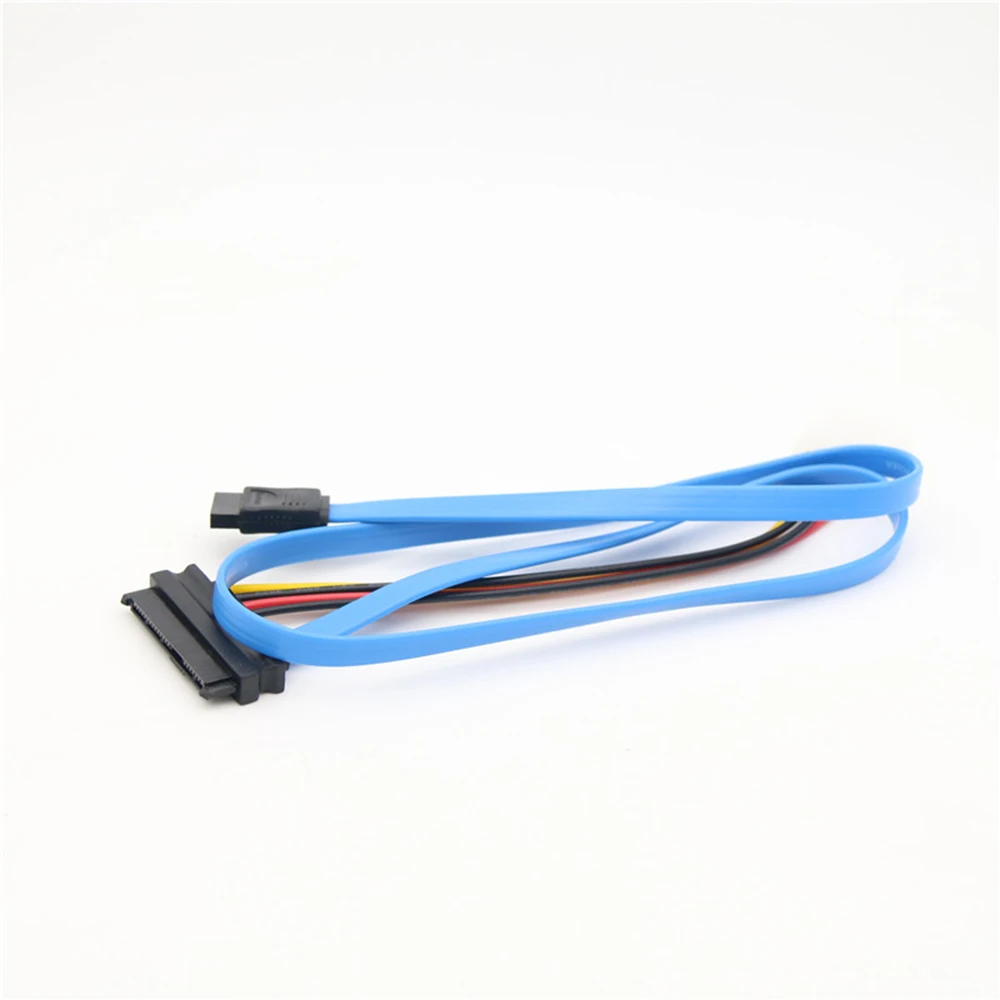 70 CM SAS to SATA Cable 7 Pin SATA Connector to 4 Pin Male Power Connector and 29Pin SAS Mobile Optical Drive