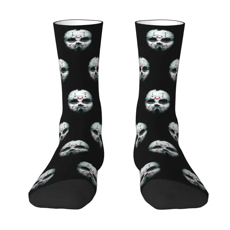 

Horror Movie Character Killer Mens Crew Socks Unisex Funny Halloween Film Spring Summer Autumn Winter Dress Socks