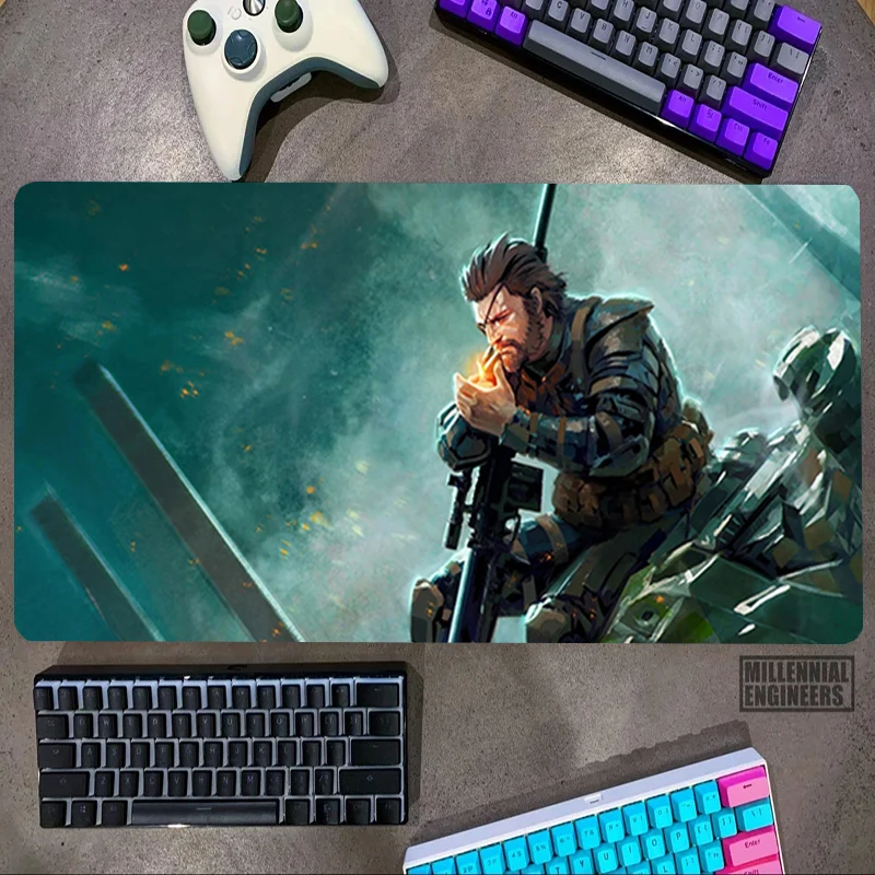 M-Metal Geme G-Gear Mouse Pad Office Accessories Keyboard Mousepad Gamer Gaming Mats Desk Mat Big Mousepepad Extended Large Xxl