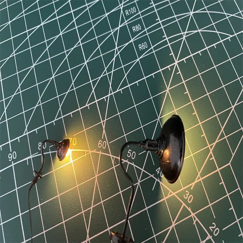 Lampe de modèle de rue Diorama de Table de sable de construction à l'échelle 87 HO 100 pour les aménements ferroviaires