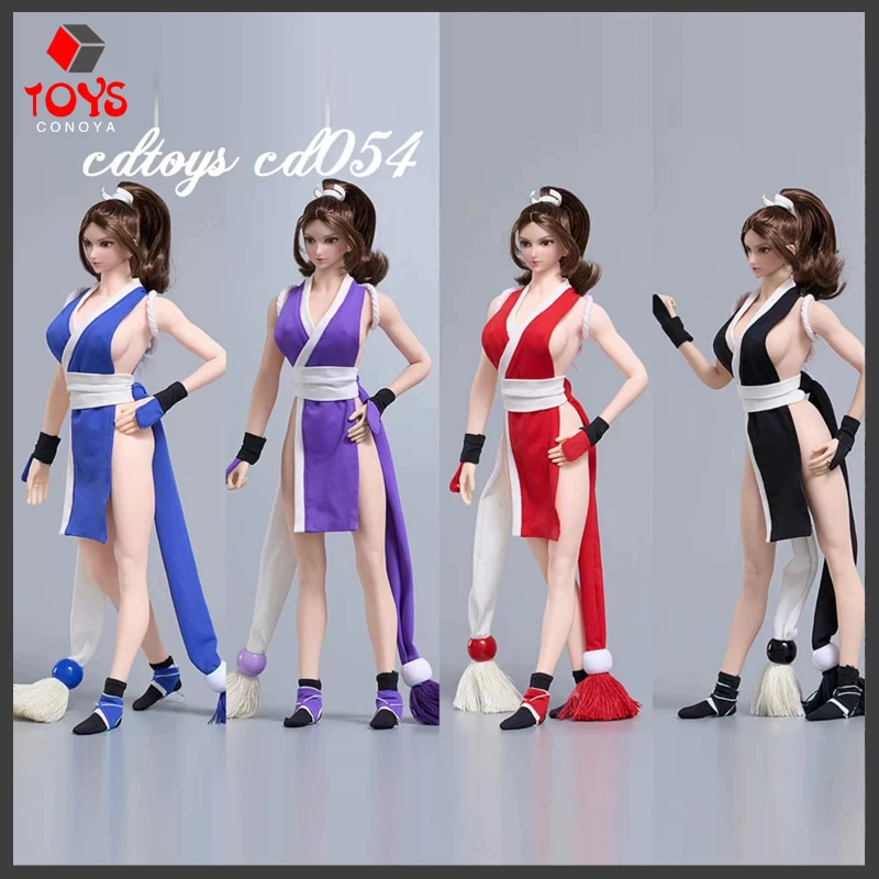 cdtoys cd054 1/6 Scale Mai Shiranui Costume Cosplaye Clothes Model Fit 12'' Female Soldier Action Figure Body Dolls