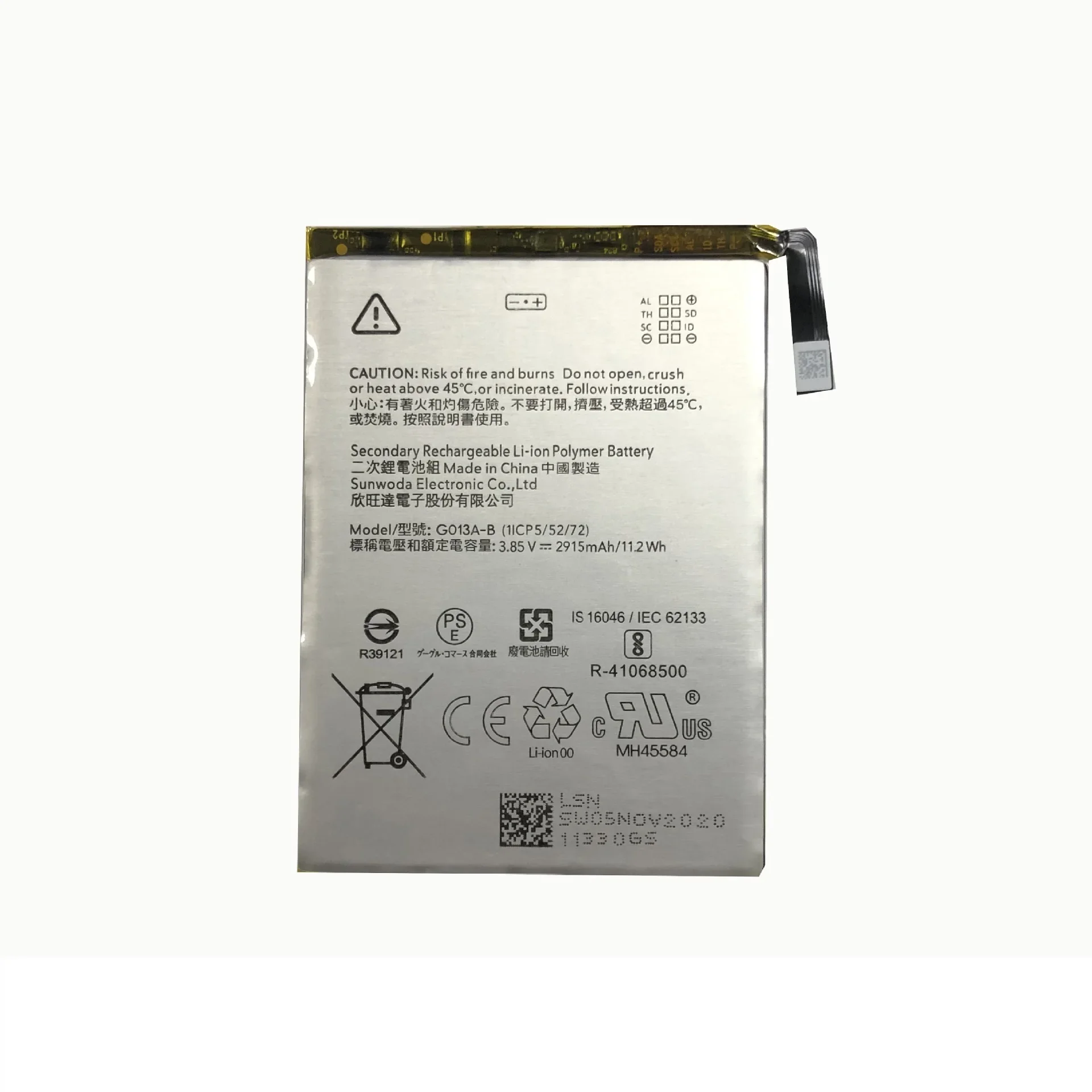 New Battery 2915mAh G013A-B Battery For HTC GOOGLE PIXEL 3 G013B G013A PIXEL3 Mobile Phone Batteries