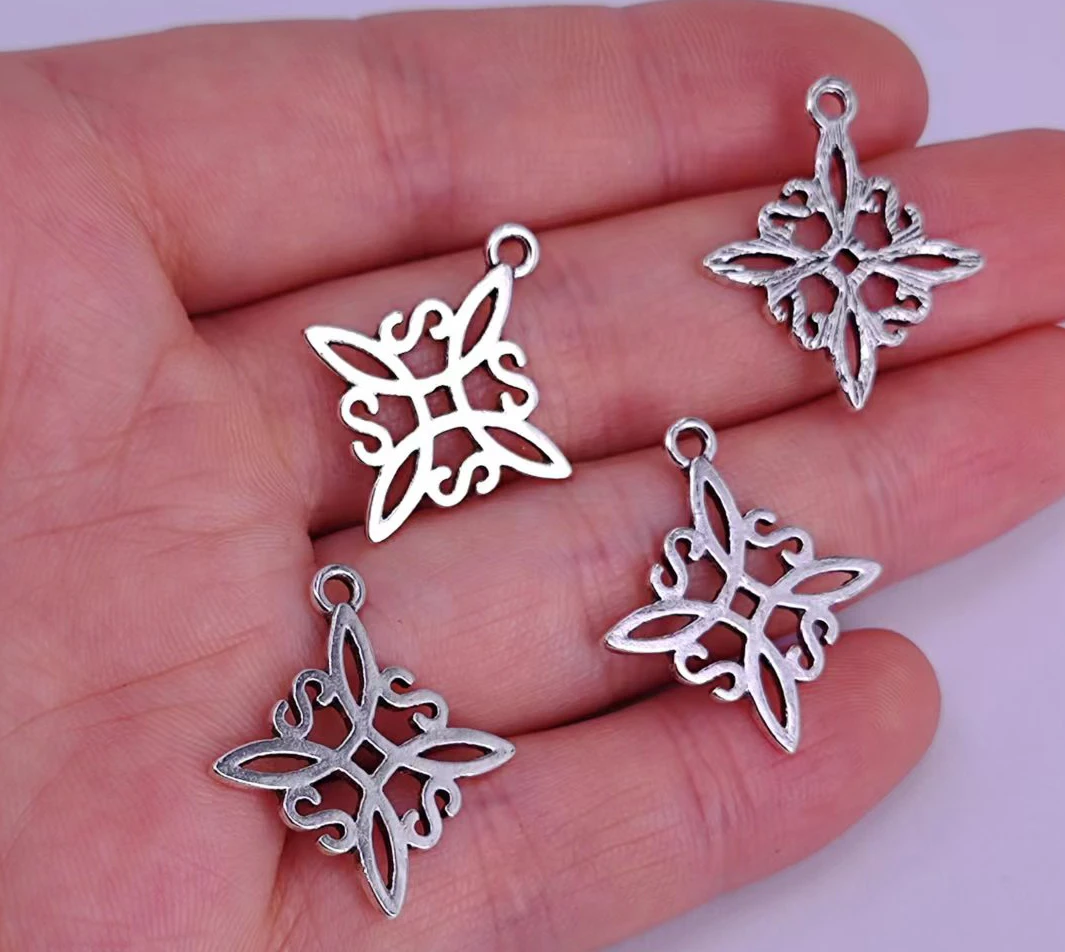 5pcs Witch Knot Witchcraft Celtic Knot Charm Pendant Protection Amulet Jewelry Christmas Gifts for women DIY