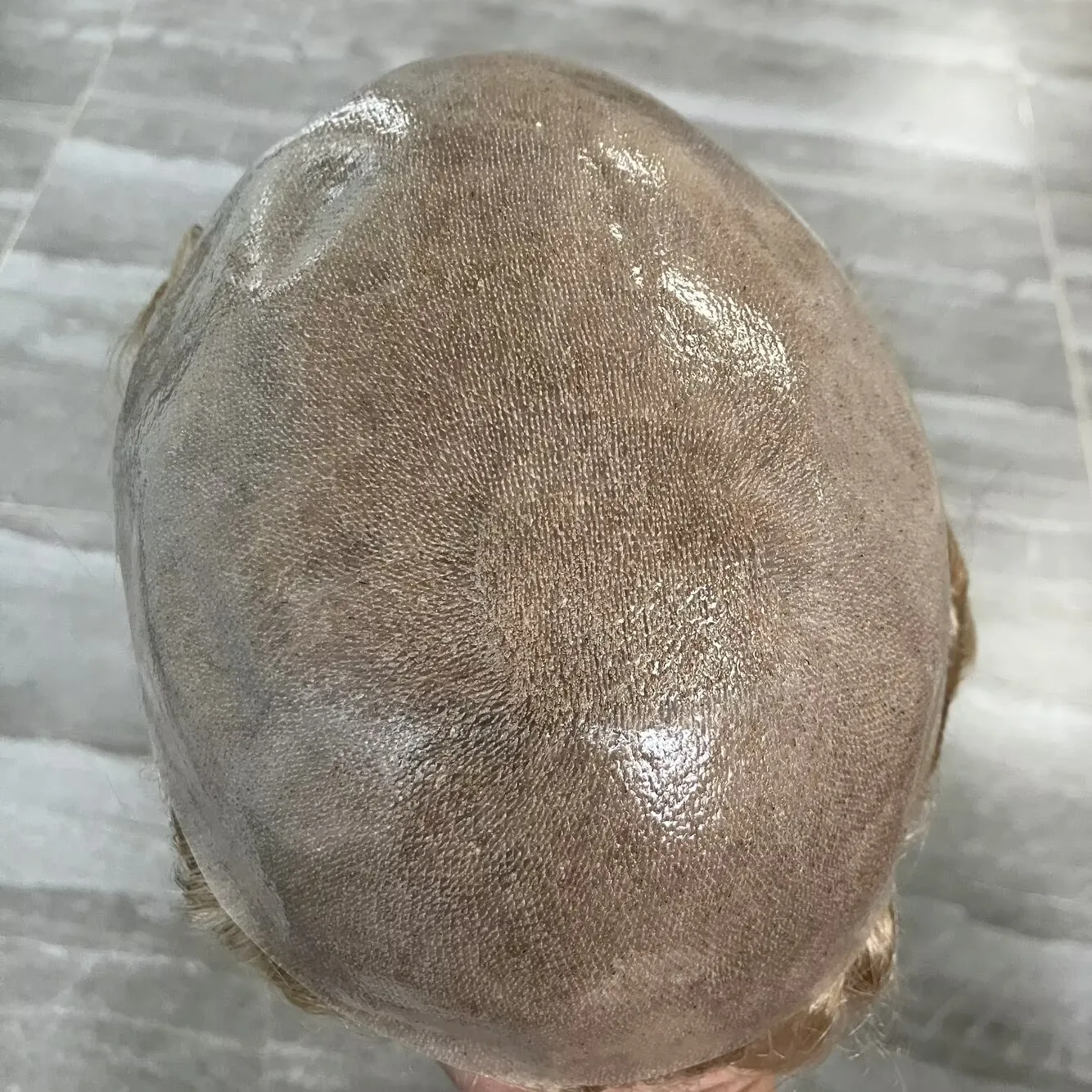 أخف بني أشقر # 613 # 22R # 20 أرخص الرجال الشعر المستعار سوبر دائم رقيقة الجلد الذكور شعر مستعار 100٪ أنظمة استبدال الشعر البشري الهندي