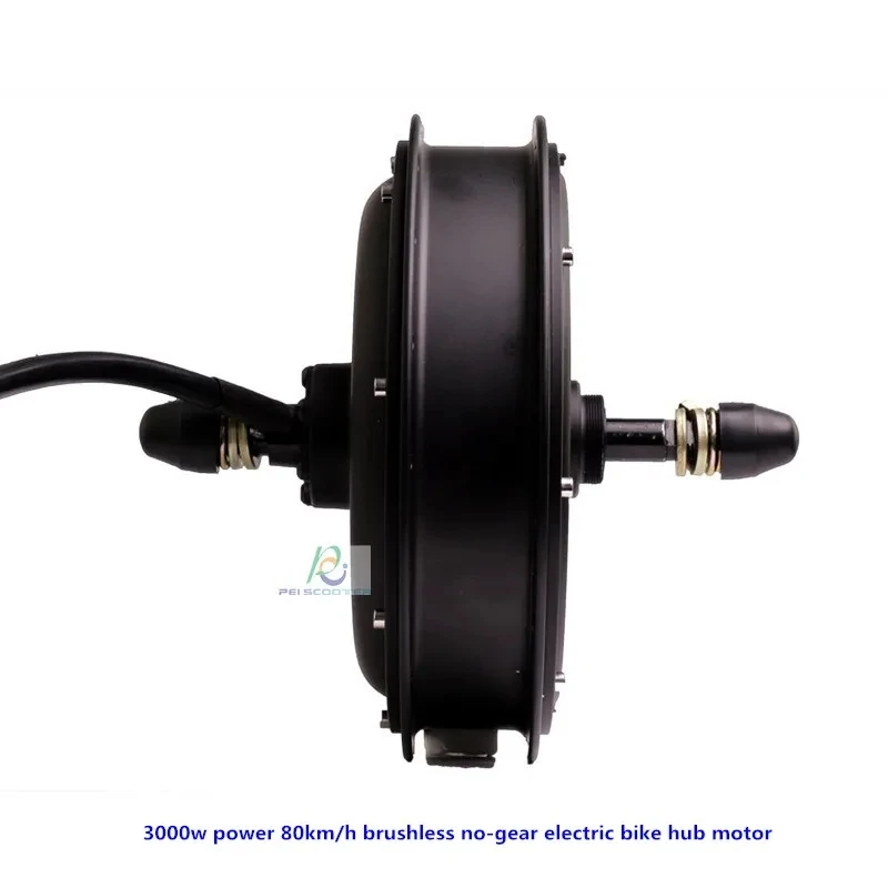 

3000w power 80km/h brushless no-gear spoke hub motor in rear drive phub-b3000