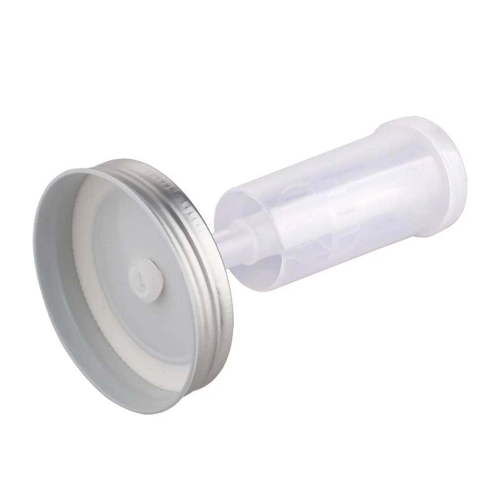 1Set Fit Standard Mason Jars Fermenting Kit Tinplate Threaded Sealing Structure Fermentation Cover Easy Assembly Airlock System